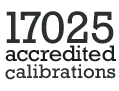 ISO 9001 certified system - 17025 accredited calibrations